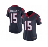 Women's Nike Houston Texans #15 Will Fuller V Vapor Untouchable Limited Navy Blue Team Color NFL Jersey