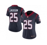 Women's Nike Houston Texans #25 Kareem Jackson Vapor Untouchable Limited Navy Blue Team Color NFL Jersey
