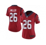 Women's Nike Houston Texans #26 Lamar Miller Vapor Untouchable Limited Red Alternate NFL Jersey
