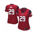 Women's Nike Houston Texans #29 Andre Hal Limited Red Alternate NFL Jersey