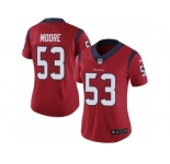 Women's Nike Houston Texans #53 Sio Moore Red Alternate Vapor Untouchable Limited Player NFL Jersey