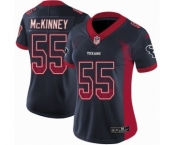Women's Nike Houston Texans #55 Benardrick McKinney Limited Navy Blue Rush Drift Fashion NFL Jersey
