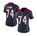 Women's Nike Houston Texans #74 Kendall Lamm Navy Blue Team Color Vapor Untouchable Limited Player NFL Jersey