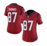 Women's Nike Houston Texans #87 Demaryius Thomas Red Alternate Vapor Untouchable Limited Player NFL Jersey