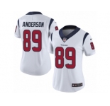 Women's Nike Houston Texans #89 Stephen Anderson Vapor Untouchable Limited White NFL Jersey