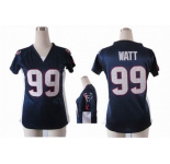 nike women nfl jerseys houston texans #99 watt vlue[draft him ii top]