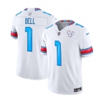 Youth Houston Texans #1 Tank Dell White 2026 F.U.S.E. Rivalries Collection Limited Football Stitched Jersey
