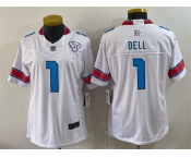 Youth Houston Texans #1 Tank Dell White 2026 F.U.S.E. Rivalries Collection Limited Stitched Football Jersey