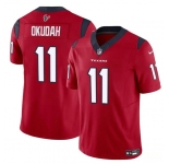 Youth Houston Texans #11 Jeff Okudah Red 2024 F.U.S.E. Vapor Untouchable Limited Football Stitched Jersey