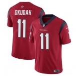 Youth Houston Texans #11 Jeff Okudah Red Vapor Untouchable Limited Football Stitched Jersey