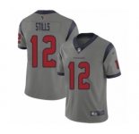 Youth Houston Texans #12 Kenny Stills Limited Gray Inverted Legend Football Jersey