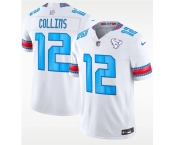 Youth Houston Texans #12 Nico Collins White 2026 F.U.S.E. Rivalries Collection Limited Stitched Football Jersey