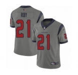 Youth Houston Texans #21 Bradley Roby Limited Gray Inverted Legend Football Jersey