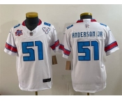 Youth Houston Texans #51 Will Anderson Jr. 2026 25th Anniversary Patch F.U.S.E. Rivalries Collection Limited Stitched Football Jersey