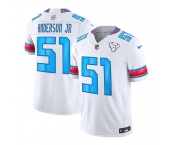 Youth Houston Texans #51 Will Anderson Jr. White 2026 F.U.S.E. Rivalries Collection Limited Stitched Football Jersey