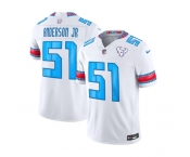Youth Houston Texans #51 Will Anderson Jr. White 2026 F.U.S.E.Rivalries Collection Limited Football Stitched Jersey