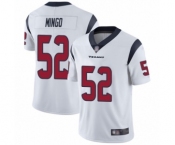 Youth Houston Texans #52 Barkevious Mingo White Vapor Untouchable Limited Player Football Jersey