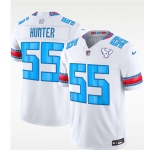 Youth Houston Texans #55 Danielle Hunter White 2026 F.U.S.E. Rivalries Collection Limited Football Stitched Jersey