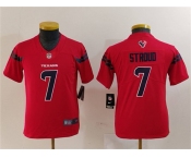 Youth Houston Texans #7 C.J. Stroud Red Vapor Untouchable Limited Stitched Jersey