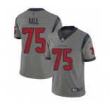 Youth Houston Texans #75 Matt Kalil Limited Gray Inverted Legend Football Jersey