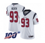 Youth Houston Texans #93 Joel Heath White Vapor Untouchable Limited Player 100th Season Football Jersey