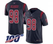 Youth Houston Texans #98 D.J. Reader Limited Navy Blue Rush Vapor Untouchable 100th Season Football Jersey