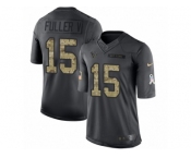 Youth Nike Houston Texans #15 Will Fuller V Limited Black 2016 Salute to Service NFL Jersey