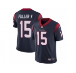 Youth Nike Houston Texans #15 Will Fuller V Vapor Untouchable Limited Navy Blue Team Color NFL Jersey