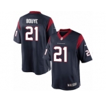 Youth Nike Houston Texans #21 A.J. Bouye Limited Navy Blue Team Color NFL Jersey