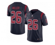 Youth Nike Houston Texans #26 Lamar Miller Limited Navy Blue Rush NFL Jersey