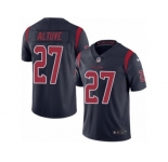 Youth Nike Houston Texans #27 Jose Altuve Limited Navy Blue Rush NFL Jersey