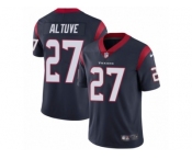 Youth Nike Houston Texans #27 Jose Altuve Vapor Untouchable Limited Navy Blue Team Color NFL Jersey
