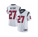 Youth Nike Houston Texans #27 Jose Altuve Vapor Untouchable Limited White NFL Jersey