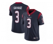 Youth Nike Houston Texans #3 Tom Savage Vapor Untouchable Limited Navy Blue Team Color NFL Jersey