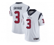 Youth Nike Houston Texans #3 Tom Savage Vapor Untouchable Limited White NFL Jersey