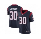 Youth Nike Houston Texans #30 Kevin Johnson Vapor Untouchable Limited Navy Blue Team Color NFL Jersey