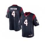 Youth Nike Houston Texans #4 Deshaun Watson Limited Navy Blue Team Color NFL Jersey