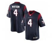 Youth Nike Houston Texans #4 Deshaun Watson Limited Navy Blue Team Color NFL Jersey