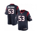 Youth Nike Houston Texans #53 Max Bullough Limited Navy Blue Team Color NFL Jersey