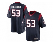 Youth Nike Houston Texans #53 Max Bullough Limited Navy Blue Team Color NFL Jersey