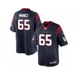 Youth Nike Houston Texans #65 Greg Mancz Limited Navy Blue Team Color NFL Jersey