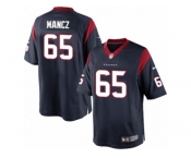 Youth Nike Houston Texans #65 Greg Mancz Limited Navy Blue Team Color NFL Jersey