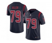 Youth Nike Houston Texans #79 Jeff Allen Limited Navy Blue Rush NFL Jersey