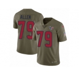 Youth Nike Houston Texans #79 Jeff Allen Limited Olive 2017 Salute to Service NFL Jersey