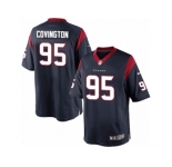 Youth Nike Houston Texans #95 Christian Covington Limited Navy Blue Team Color NFL Jersey