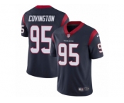 Youth Nike Houston Texans #95 Christian Covington Vapor Untouchable Limited Navy Blue Team Color NFL Jersey