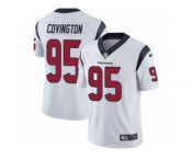 Youth Nike Houston Texans #95 Christian Covington Vapor Untouchable Limited White NFL Jersey