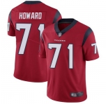 Youth Texans #71 Tytus Howard Red Stitched Football Vapor Untouchable Limited Jersey