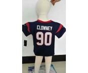 nike kids nfl jerseys houston texans #90 clowney blue[nike]