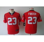 nike youth nfl jerseys houston texans #23 foster red[nike limited]